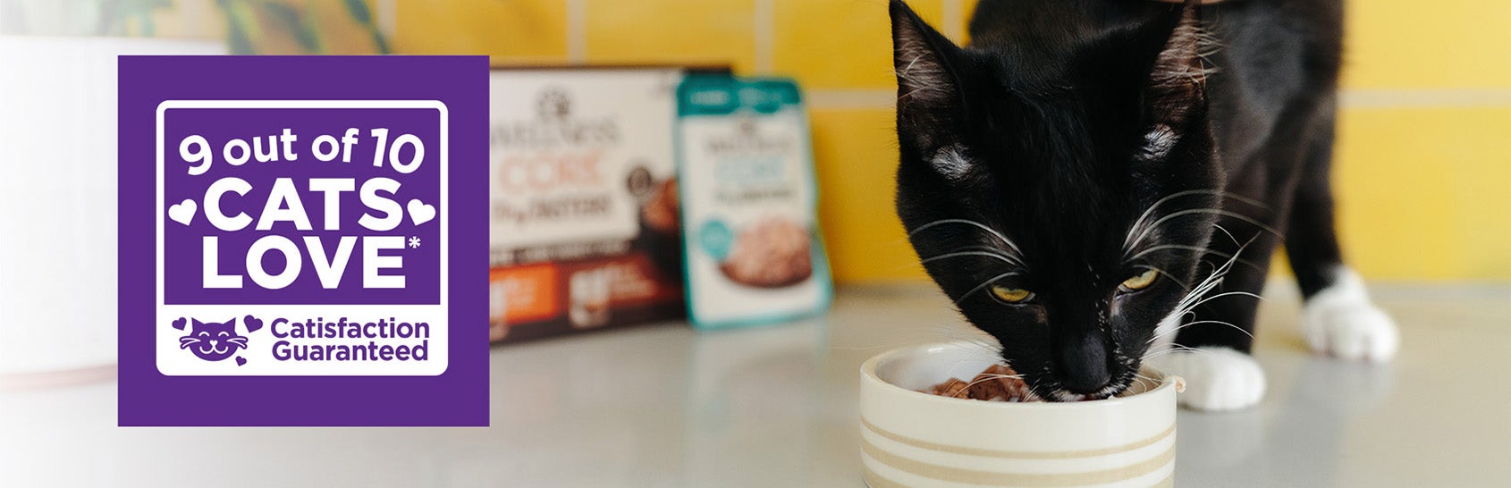 9 out of 10 cats love, wellness cat food