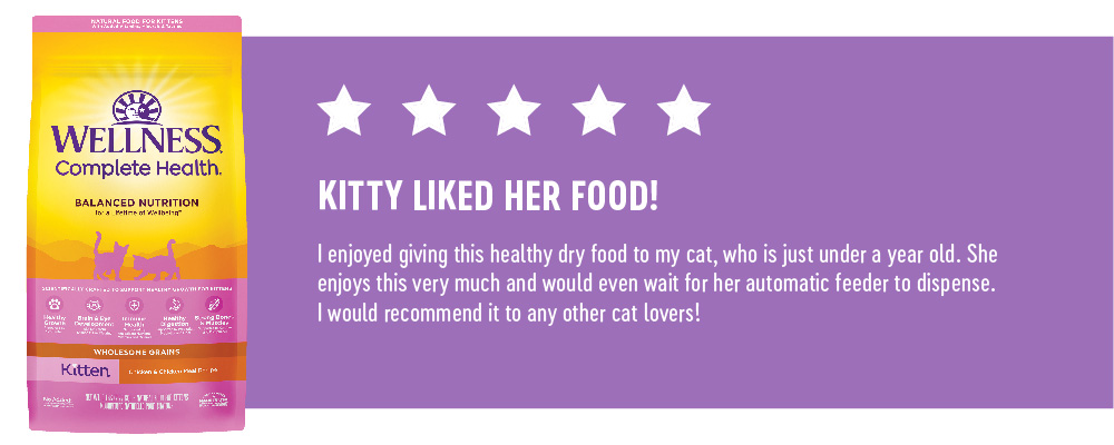 5 Stars - Kitty Liked Her Food!