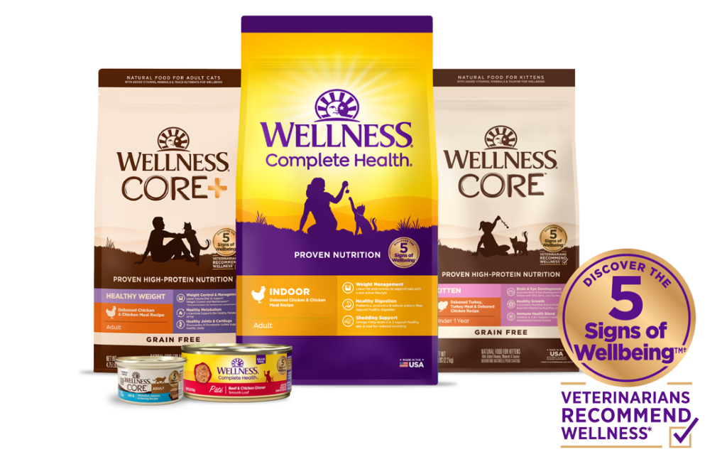 discover 5 signs of wellbeing(TM) vet recommended wellnesss*