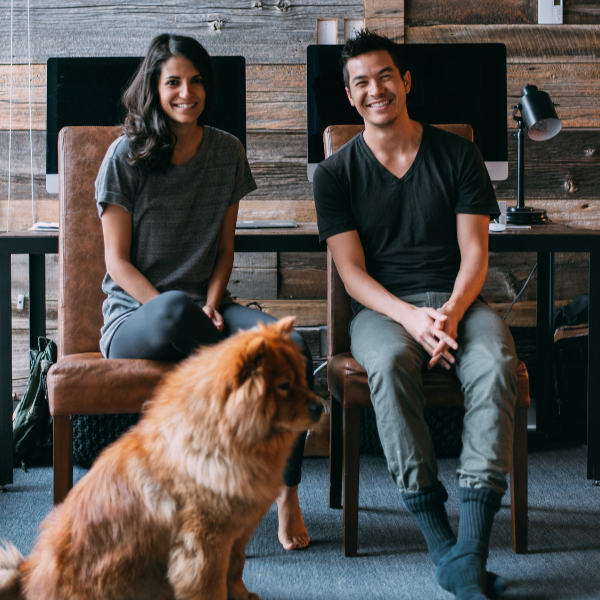 Chow chow with man and woman, Dog Breed Personalities That Match Our Own