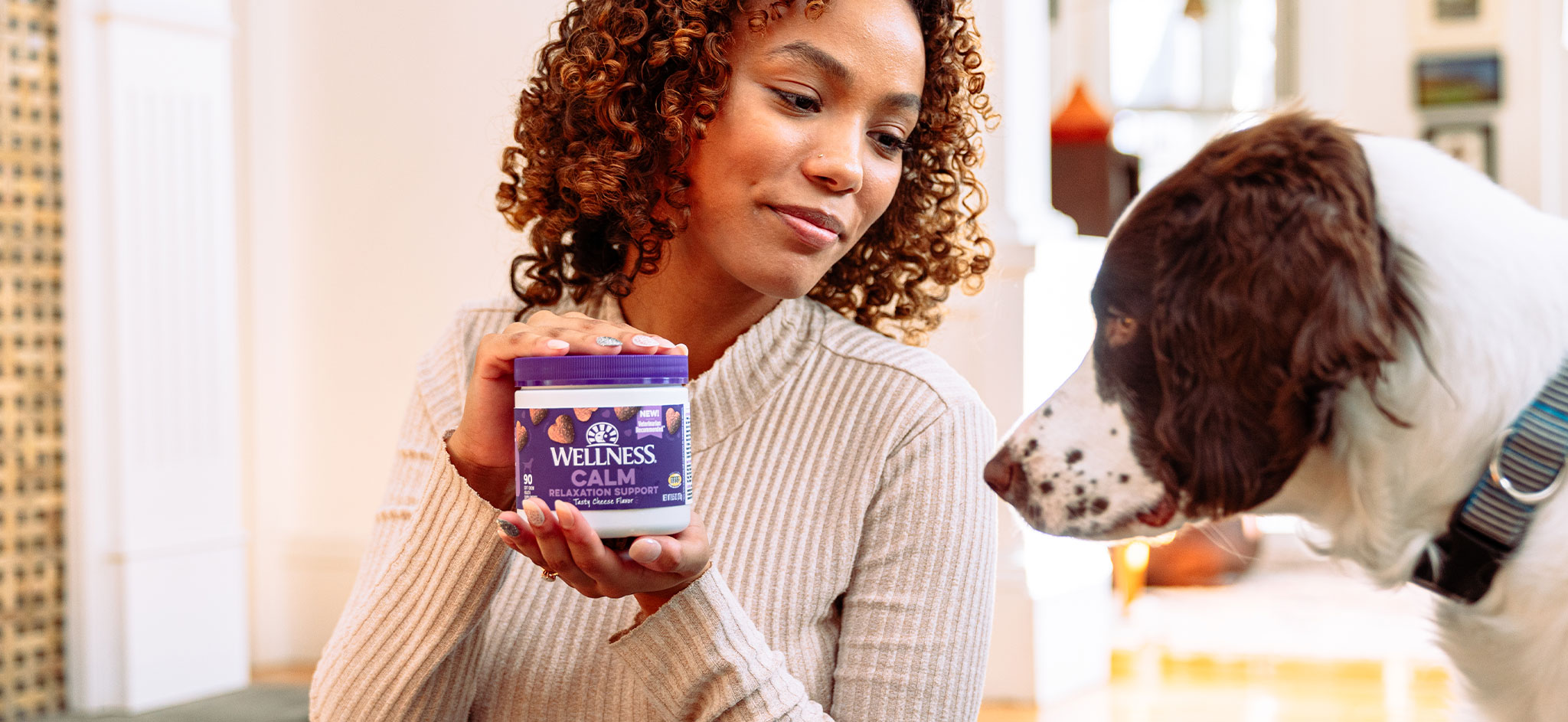 Treat them well with new Wellness Supplements for dogs and discover more visible benefits for a life of wellbeing together. 