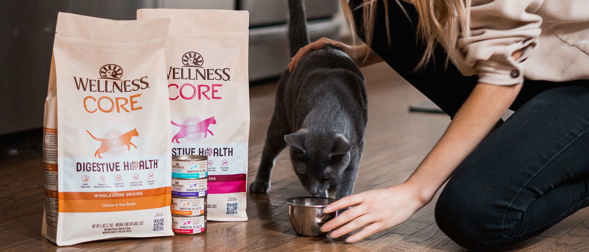 wellness core digestive health cat food, New CORE Digestive Health Foods for Dogs and Cats