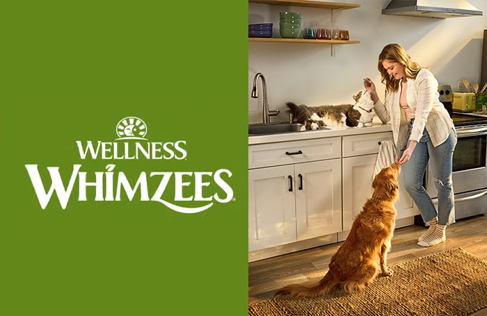 Wellness Pet Food. Whimzees pet dental treat logo. dental dog treats
