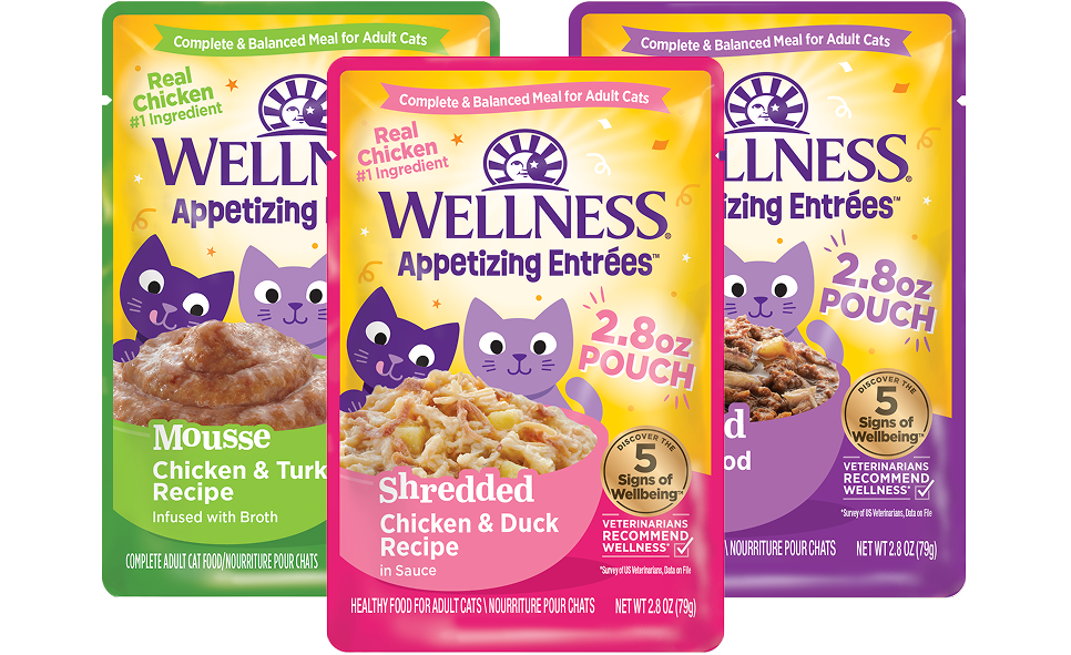 3 wellness appetizing entrees packaging