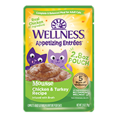 Wellness Appetizing Entrees mousse chicken and turkey